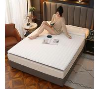 Surmatelas en mousse à mémoire de forme haute densité de 5 cm d'épaisseur, ferme et confortable, doux pour la peau, lavable, design ventilé, 100 x 200 cm, parfait pour une meilleure qualité de sommeil