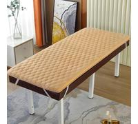 Surmatelas en mousse à mémoire de forme jaune 185 x 70 cm Épaisseur 4 cm Bande élastique Coussin de protection essentiel pour un confort lié à l'âge