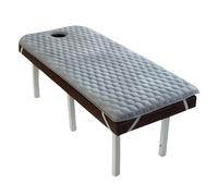 Surmatelas en mousse à mémoire de forme pour lit de cils, 5 cm d'épaisseur, antidérapant, avec trous respirants, coussin gris pour salon de beauté, 70 x 190 cm