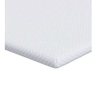 Surmatelas en mousse à mémoire de forme - vidaXL - 120x200x3,5 cm - Blanc - Tissu Jacquard - Mousse haute densité