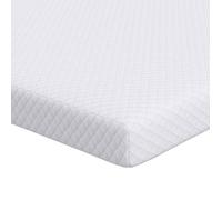 Surmatelas en mousse à mémoire de forme - vidaXL - 180x200x7 cm - Blanc - Tissu Jacquard - Mousse haute densité