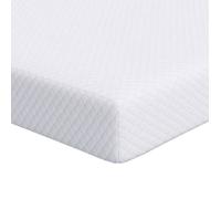Surmatelas en mousse à mémoire de forme - vidaXL - 200x200x10 cm - Blanc - Tissu jacquard - Mousse haute densité