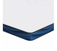 vidaXL Surmatelas Tissu Jacquard – Mousse à mémoire, confortable et doux, Blanc 70 x 200 cm