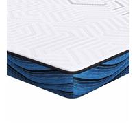 Surmatelas en mousse à mémoire - vidaXL - Blanc - 180x200x8 cm - Tissu Jacquard - Mousse à mémoire de forme
