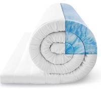 Surmatelas en mousse gel - 80 x 190 cm - Surmatelas avec housse microfibre lavable - 5cm
