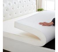Surmatelas en mousse haute densité pour lit simple/double/grand lit/king size, 3/5/8/10 cm d'épaisseur et rafraîchissant pour sol tatami (ferme, 3 cm-90 x 190 cm)