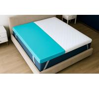 Surmatelas en mousse mémoire 9 zones The White Stone : 120 x 190 cm / 5