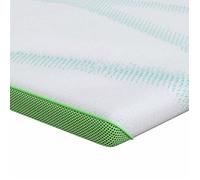 Vidaxl Coussins De Matelas Blanc Et Vert 90 X 190 Cm