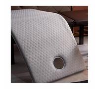 Surmatelas épais en mousse à mémoire de forme antidérapant avec trous, coussin de cils doux et tapis portable pour la relaxation 70 x 190 cm, solution de sommeil confortable