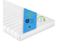 surmatelas ergonomique 7 zones en mousse froide, 90 x 190 cm, 10 cm, H2 & H3, pour tous les matelas, Bodyprotect