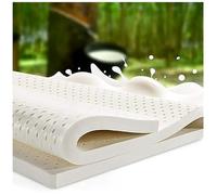 Surmatelas Ferme 100% Latex Naturel 7 Zones Ergonomique pour soulager la Pression Épaisseur 10 cm,7.5cm,180x220cm(71x87in)