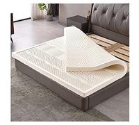 Surmatelas futon en latex, 100 % naturel, de qualité supérieure, pour lit double, durable, doux, pas facile à plier