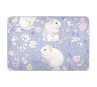 Surmatelas Gerbil violet clair pour tout-petits, imperméables et lavables, anti-lèvres, produits de literie pour enfants et adultes, animaux domestiques, 132,1 x 86,4 cm (L x l) pour colchones orines