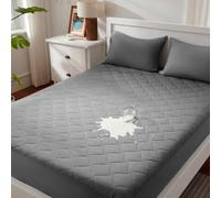 Surmatelas gris, 180 x 200 x 38 cm