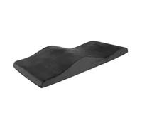 Surmatelas incurvé Surmatelas de lit for extensions cils salon beauté en mousse à mémoire forme(Black mattress)