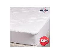 - Surmatelas Latex 80x190/200 cm | Imperméable - Enveloppe 100% Coton - Latex Naturel - Forme Drap Housse
