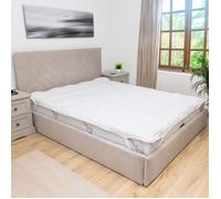 Amazinggirl Surmatelas 200x220cm - Surmatelas Protège-Matelas Protection de Matelas Housse Anti-acariens sous-Matelas Protección de colchón Protège-sommier 200x220 cm
