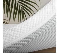 Surmatelas mémoire de forme ,120 x 180 cm ,Épaisseur 4 cm bambou respirant hypoallergénique - Fabriqué en Espagne , Real Confort