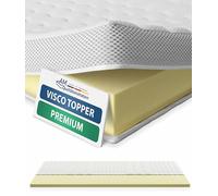 Surmatelas memoire de Forme 90x200 6cm - Viscosoft surmatelas à Haute densité - Housse de surmatelas Respirante en Tencel Lyocell - Surmatelas 90 x 200 viscoélastique - Souple et Adaptable - 90/200