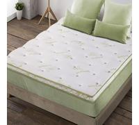 Surmatelas Mémoire de Forme épaisseur 4 cm - Fibres de Bambou Respirantes - Confort Ergonomique - Réduction des Points de Pression - Circulation de l’Air Luxury Home (140 x 190 cm 2 Places)