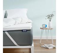 Surmatelas Mémoire de Forme Nyte 160x200-6cm Moelleux | Mousse Haute Densité | Anti-dérapant, Respirant, Housse Lavable Oeko-Tex | Hypoallergénique | Confort Hôtelier | Marque Française