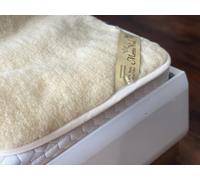 Surmatelas Merino Wool classique - Produit confort et chaleur - Régulation naturelle de la température (160 x 200 cm)
