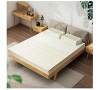 Surmatelas moyen, fermeté moyenne, latex biologique, soulagement des points de pression apaisants, soutien pour les épaules, les hanches, le dos et les genoux