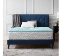 Surmatelas - Noname - 100 x 200 cm - Mousse à mémoire de forme - Gel rafraîchissant - 5 cm d'épaisseur