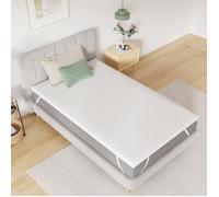 Surmatelas Novilla 120x200 cm - Épaisseur 5 cm - Mousse Bi-Couche Support Ferme - Housse Lavable Respirante OEKO-TEX