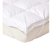HOMESCAPES Surmatelas Naturel en Plumes d’oie, Surmatelas de Confort 140x190 cm