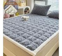 Surmatelas Polaire Doux d'hiver, Couvre-lit Simple et Double, Drap de lit Pliable, Tapis de Tatami Fin, Couverture de Matelas Chaude