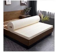 Surmatelas portable en latex naturel 100 % bio doux 2,5 cm d'épaisseur Soulagement de la pression 90 x 220 cm pour un confort ultime