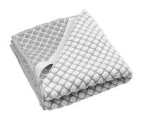 Surmatelas pour bébé 70 x 140 cm - Certifié Oeko-TEX, respirant et doux - Tricot 3D avec élastique avec 4 élastiques d'angle, blanc/vert
