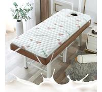 Surmatelas Pour Table de Massage Avec Trou Pour La Respiration Du Visage, Rembourrage Antidérapant Pour Lit de Spa Sans Matelas, Pour Table de Tatouage Et Salon de Beauté/6Cm/2.4In/R 75 * 190Cm