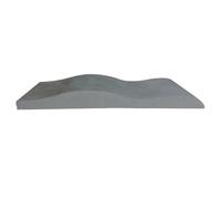 Surmatelas Pour Table De Massage Surmatelas de lit massage Matelas anatomique en mousse à vagues éponge(Gray)