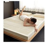 Surmatelas Queen 7 zones 7,6 cm en latex doux 100 % naturel de qualité supérieure pour soulager la pression pour confort hôtelier, 7,5 cm d'épaisseur, 120 x 200 cm