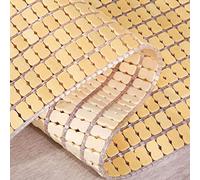 Surmatelas rafraîchissant d'été - Coussin pliable en bambou naturel respirant et lisse pour un sommeil confortable - Disponible en 70 x 140 cm et 70 x 90 cm