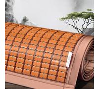 Surmatelas rafraîchissant en bambou - Surmatelas carbonisé antidérapant pour un sommeil d'été, surface respirante et douce pour un confort ultime, solution de sommeil hypoallergénique et durable