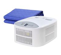 Surmatelas Refroidissant à Eau Électrique 70W, Dispositif de Refroidissement de Lit, Baisse de 3-8°C et <30 dB, Minuteur 1-9H, Réservoir 100 mL, Topper pour Dormeurs Chauds et Transpiration 160*70cm