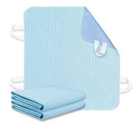 Surmatelas Réutilisable - 91 X 86 Cm, Lavable, Imperméable, Pour Incontinence, Avec Poignées | Positionnement Des Alèses Pour Les Soins Familiaux | Alèse En Polyester Pour La Protection Des Lits Pour