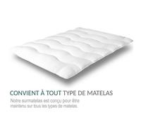 Surmatelas - Sampur - Nuage - 200 x 200 cm - Confort Moelleux - Protection Optimale