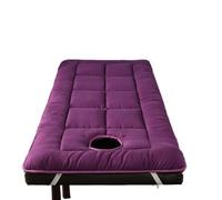 Surmatelas Table De Massage Matelas De Lit De Salon De Beauté, Coussin De Lit Épais, Matelas Antidérapant, Tapis De Lit De Salle De Beauté, Coussin De Lit De Massage Avec Trou(Purple,80x185cm)