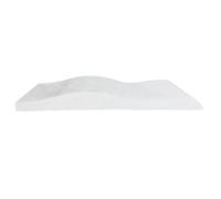Surmatelas Table De Massage Surmatelas de lit massage Matelas anatomique en mousse à vagues éponge(White)