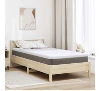 Surmatelas Vidaxl 90 x 190 cm - Mousse à mémoire 5 cm, tissu jacquard blanc
