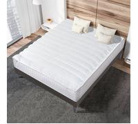 Surmatelas Wellness 140x190 cm - Fibres creuses - Douceur légère - 2 cm