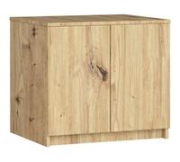 AKORD Armoire de Rangement Extension | Augmente la Capacité de la Penderie | L60 x H55 P51 cm | 2 étagères | Facile à Monter | Petite Augmentation de Armoir a Vetement | Chêne Artisanal