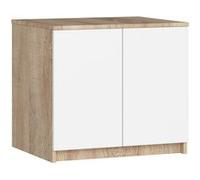 AKORD Armoire de Rangement Extension | Augmente la Capacité de la Penderie | L60 x H55 P51 cm | 2 étagères | Facile à Monter | Petite Augmentation de Armoir a Vetement