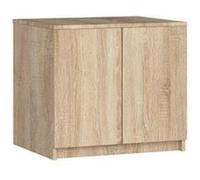 AKORD Armoire de Rangement Extension | Augmente la Capacité de la Penderie | L60 x H55 P51 cm | 2 étagères | Facile à Monter | Petite Augmentation de Armoir a Vetement