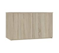 Surmeuble pour armoire AKORD S90 Chêne Sonoma 90 cm 2 portes façade Chêne Sonoma 2 étagères 90x51x55 cm