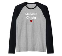 Surnom drôle Mignonne Fille Madame chipie Manche Raglan